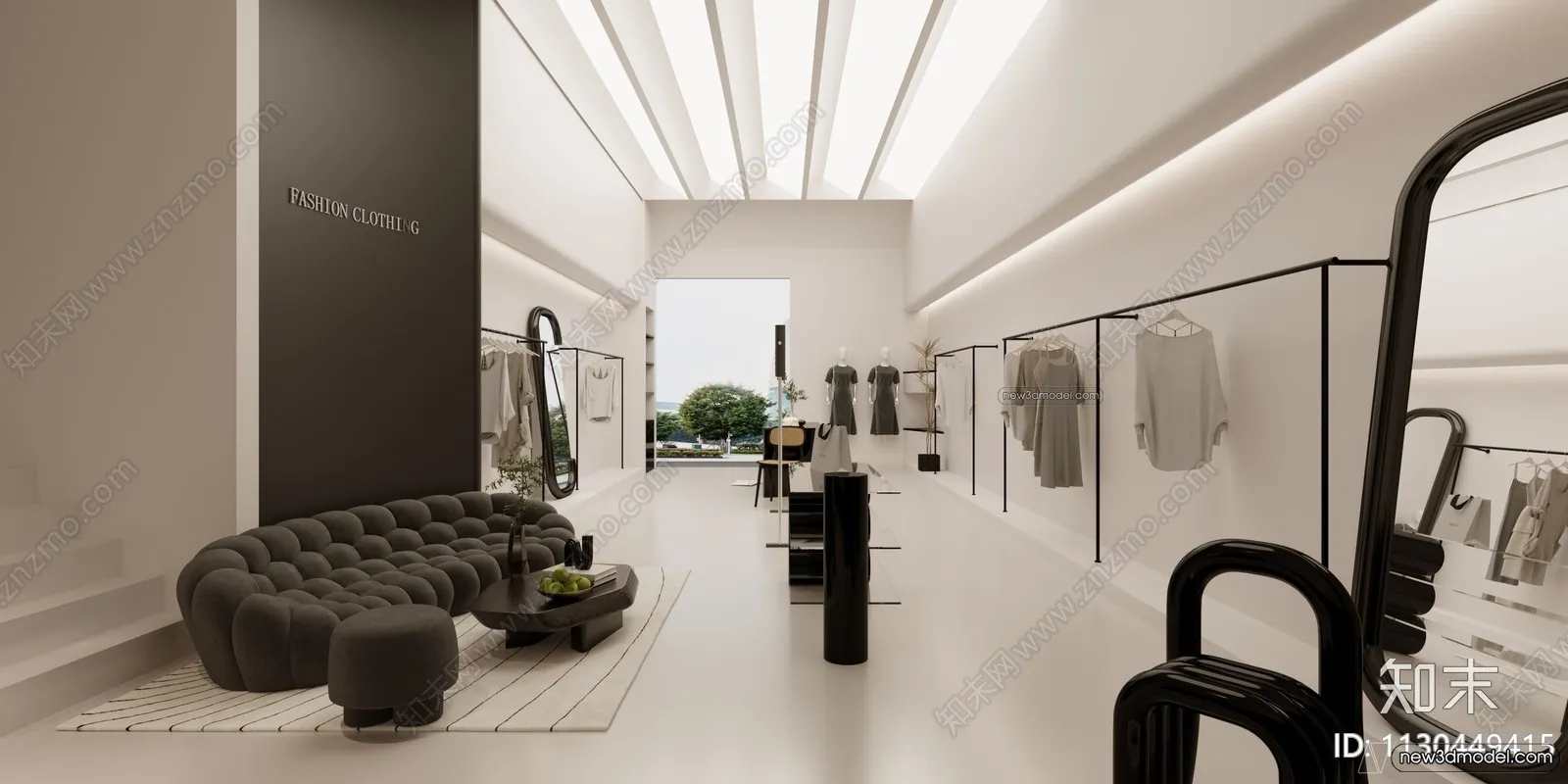 Clothing Store - Shop - 3D Interior Scene - 3D Models - 146
