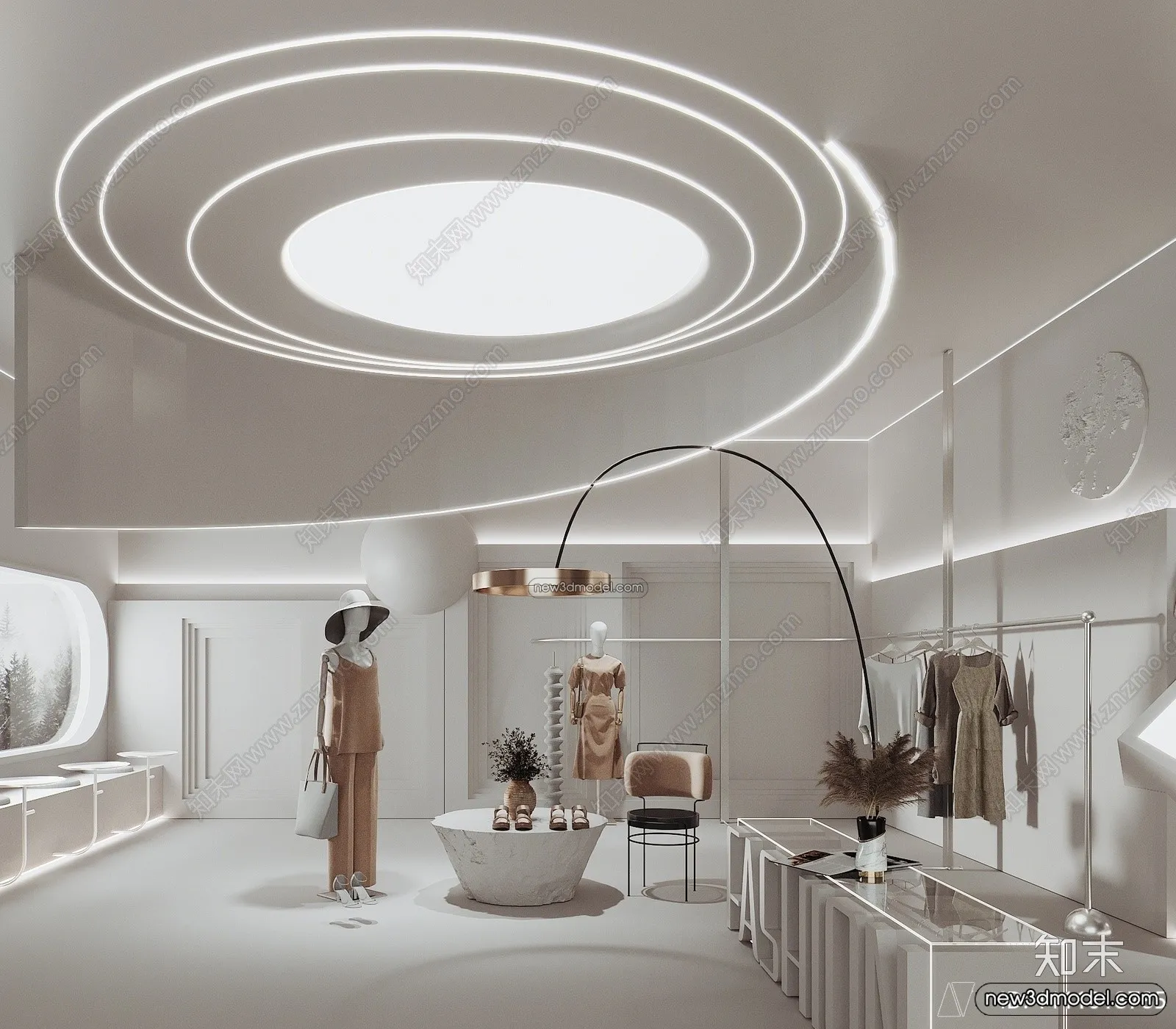 Clothing Store - Shop - 3D Interior Scene - 3D Models - 150