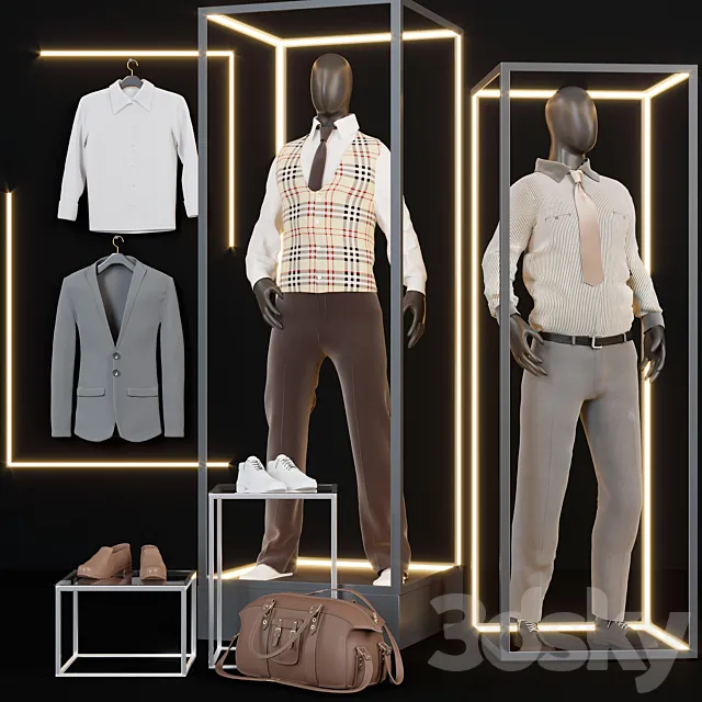 Clothing store showcase 3 Free Download