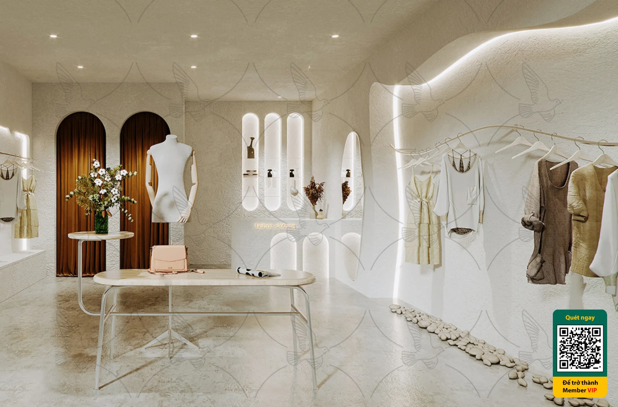 CLOTHING STORE - VRAY / CORONA - 3D MODEL - 6747