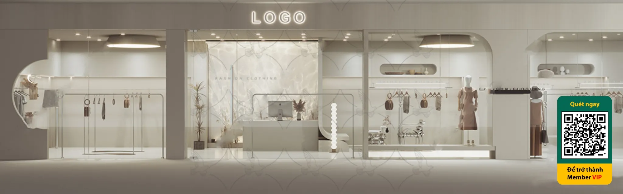 CLOTHING STORE - VRAY / CORONA - 3D MODEL - 6752