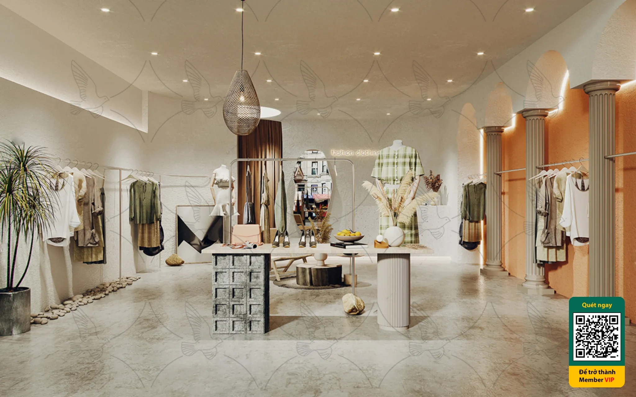 CLOTHING STORE – VRAY / CORONA – 3D MODEL – 6757