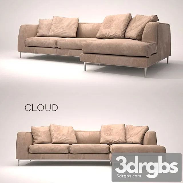 Cloud Divan 3D Model Free
