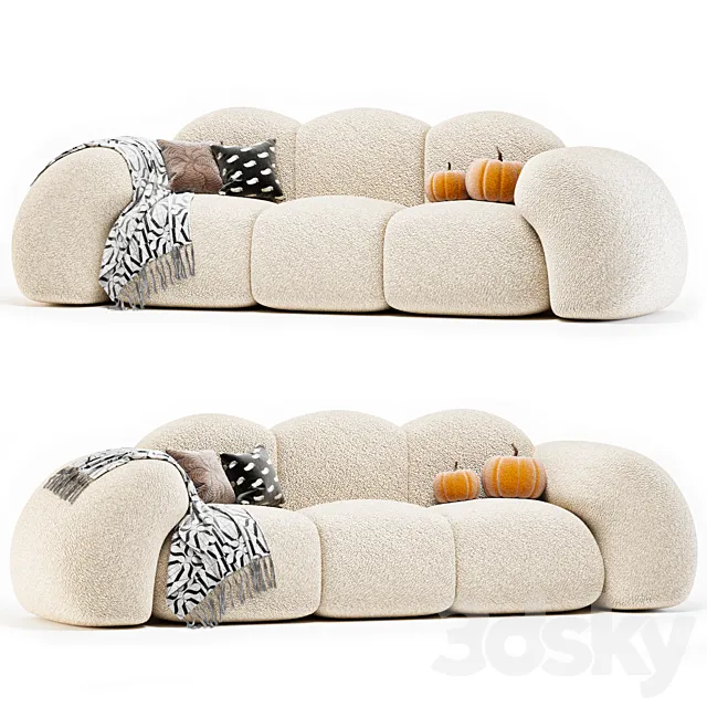Cloud Shaped Sofa 3D Model