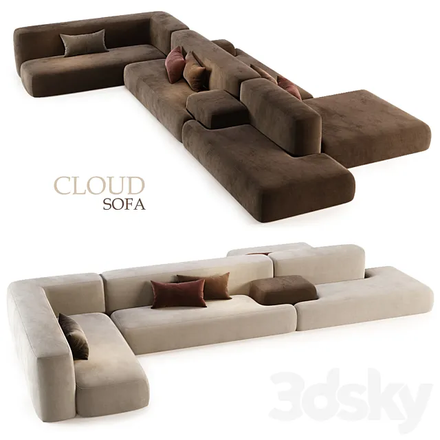 Cloud Sofa BY Lemamobili 3DModel