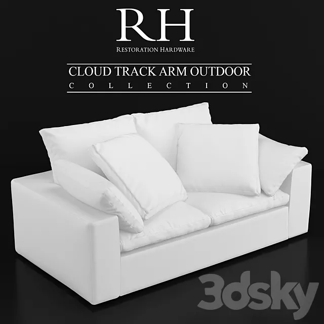 CLOUD TRACK ARM OUTDOOR sofa 3DModel