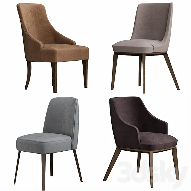 Clover Chair Cumberland Collections 3D Model