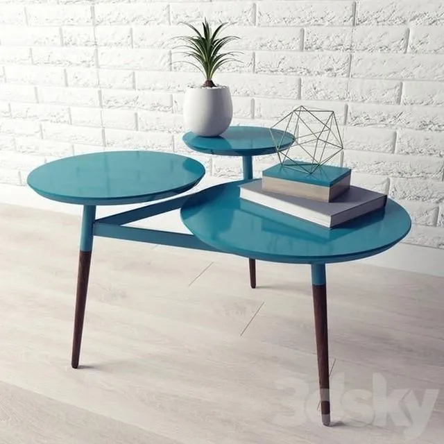 Clover Coffee Table 3D Model