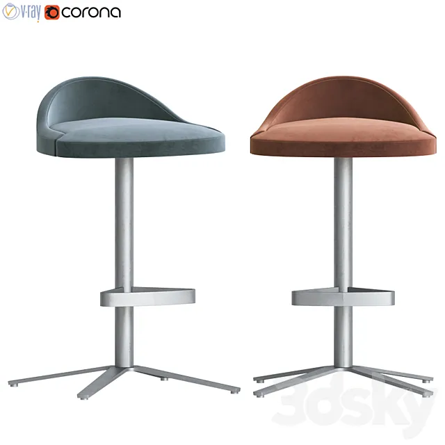 Clover Stool Cumberland 3DModel