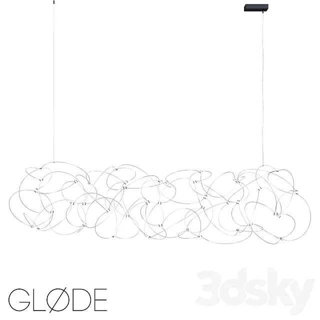 Cluster Cloud Chandelier by GLODE 3DModel