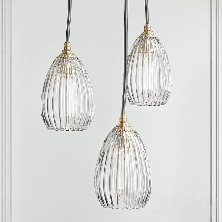 Cluster pendant lighting 3D Model