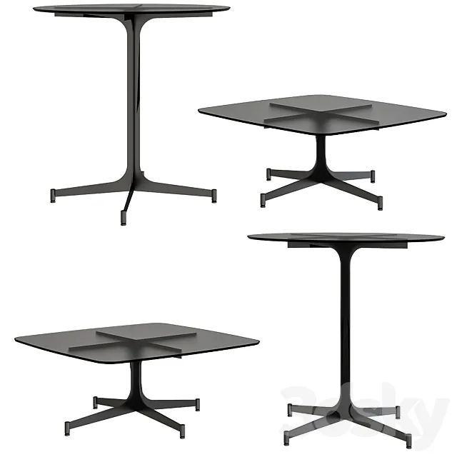 Clyfford Minotti coffee tables 3D Model