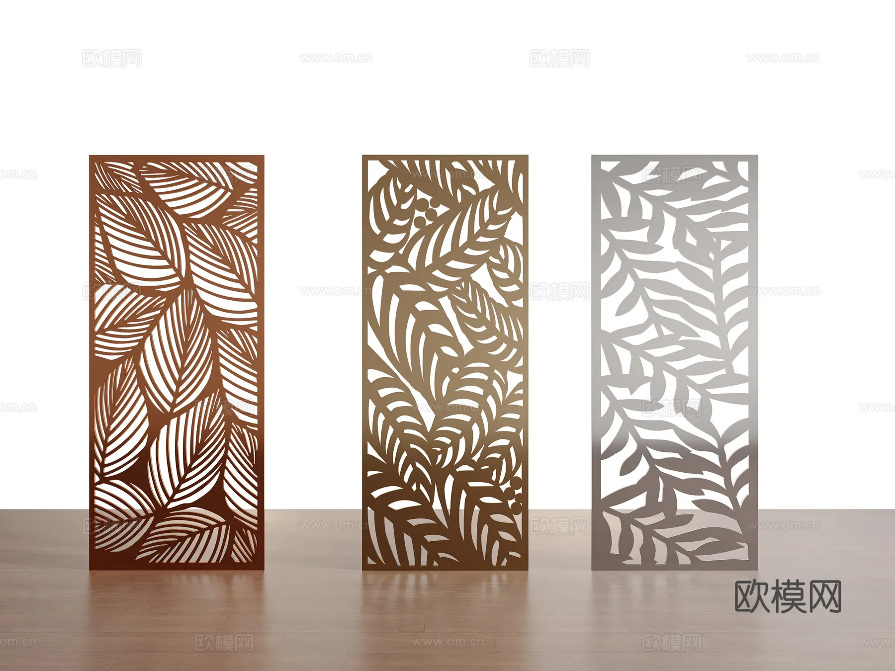 CNC Panels 3D Models - CNC Wall 3D Blocks - 108 - CORONA Render