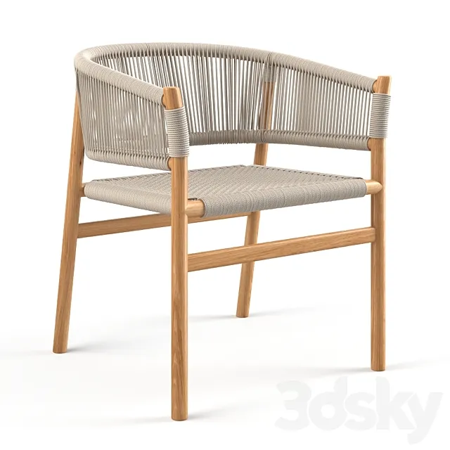 CO9 design – Ava Dining Arm Chair 3D Model
