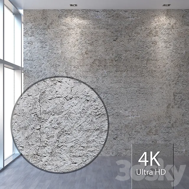 Coarse plaster 330 3D Model