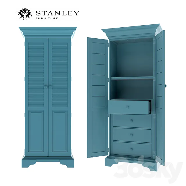 Coastal Living Retreat - Summerhouse Utility Cabinet 3DModel