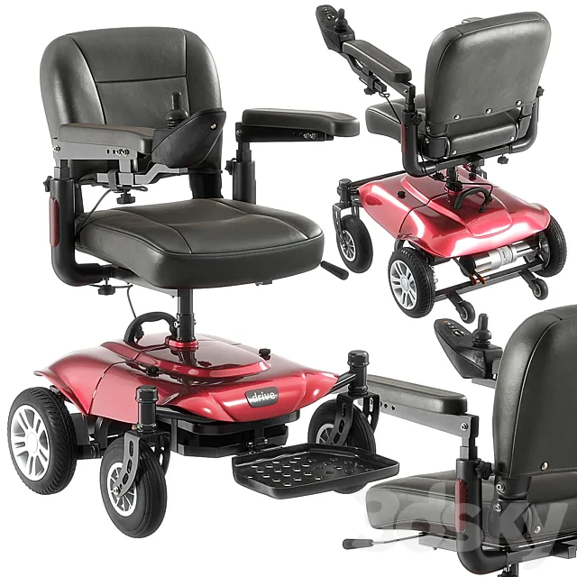 Cobalt X23 power wheelchair model 3D Model