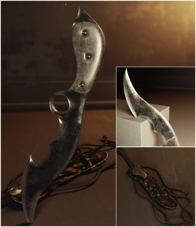 Cobra Knife 3D Model