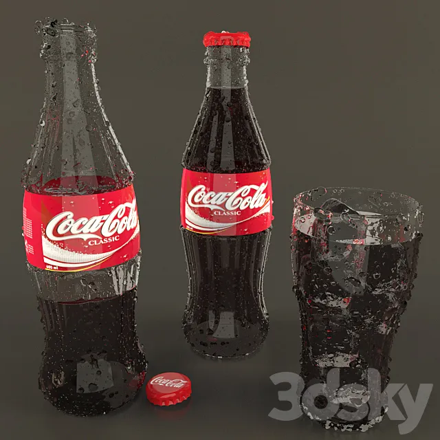 Coca-Cola 3D Model