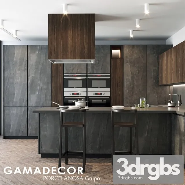 Cocina gammadecor x-line 3D Model Free