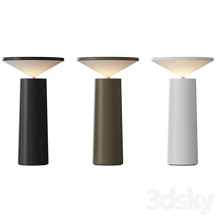 Cocktail by Grok collection table lamp 3D Model