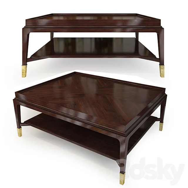 cocktail table Bridgeton Cocktail Table. Century. 3D Model