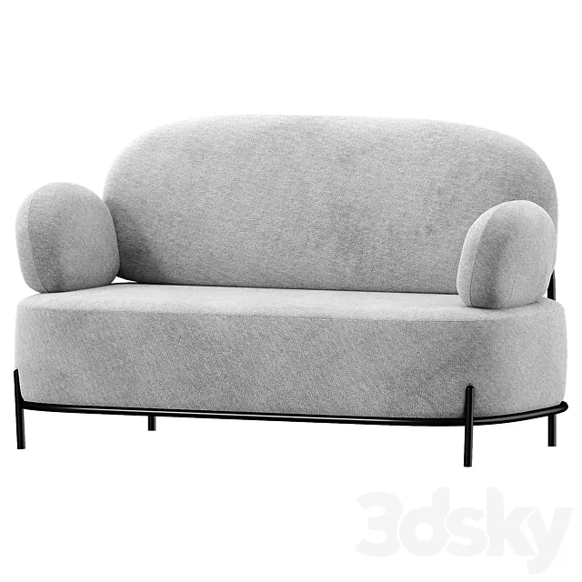 Coco 2 seater sofa 3D Model