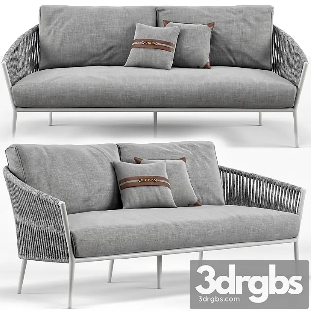 Coco catalina outdoor sofa 2 3D Model Free