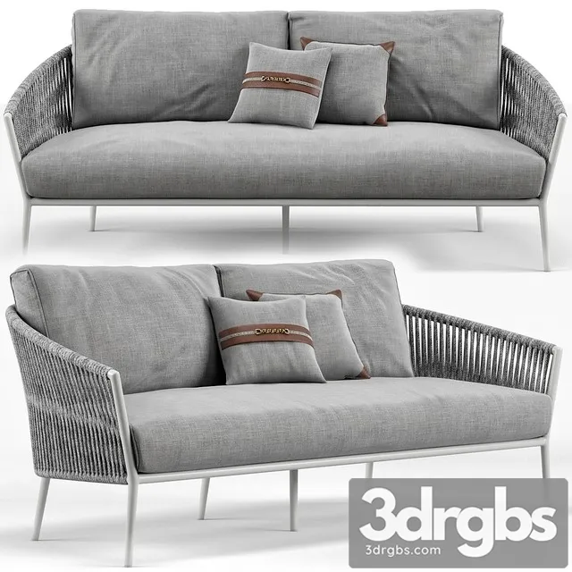 Coco Catalina Outdoor Sofa 3D Model Free