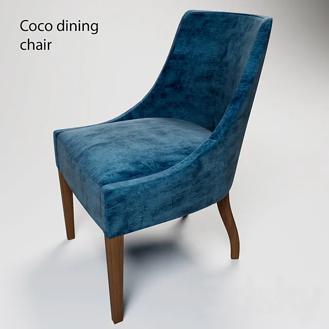 Coco dining chair 3D Model