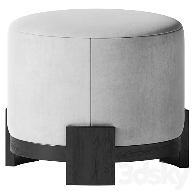 Coco Ottoman - 1st Dibs 3DModel