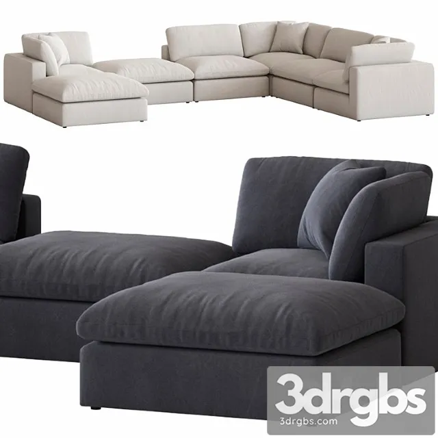 Coco Republic Dune Modular Sofa 3D Model Free