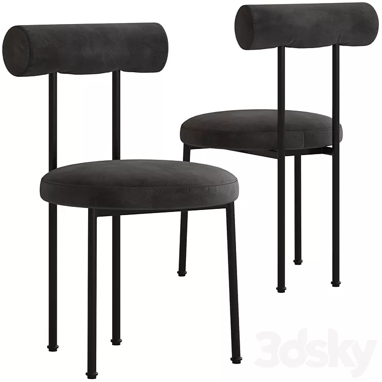 Coco Republic Gothenburg Chair 3D Model Free