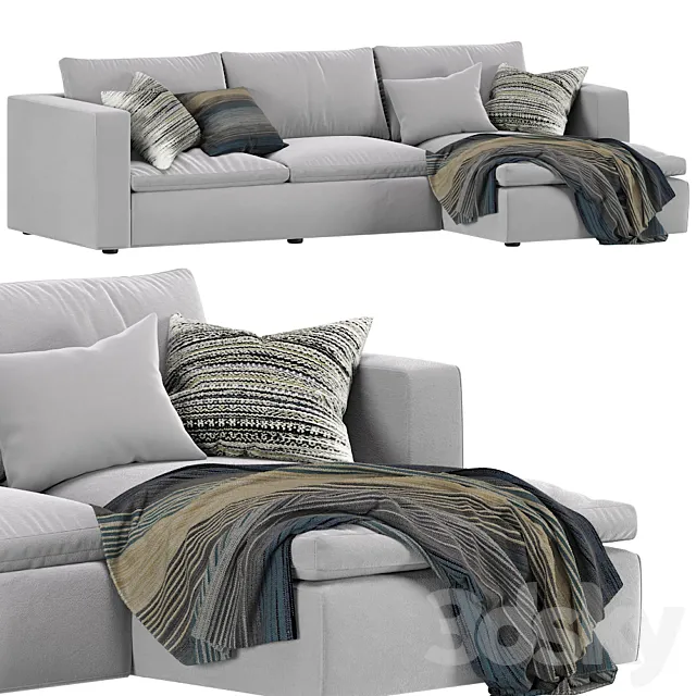 Coco Republic Hadley Modular Sofa 3DModel