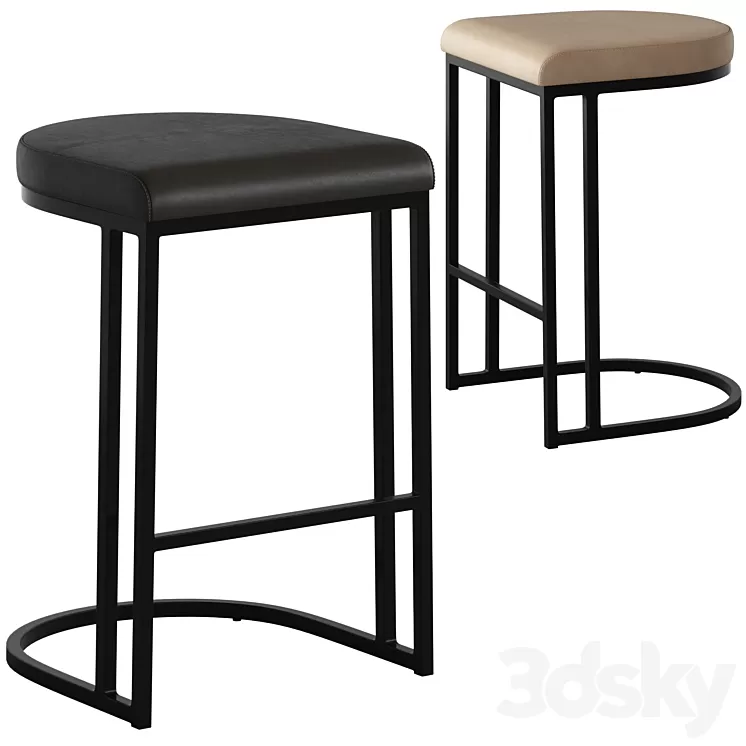 Coco Republic Julio Barstool 3D Model