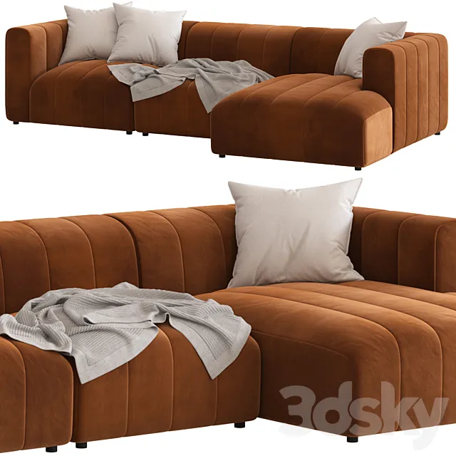 Coco Republic Oregon Modular Sofa2 3DModel