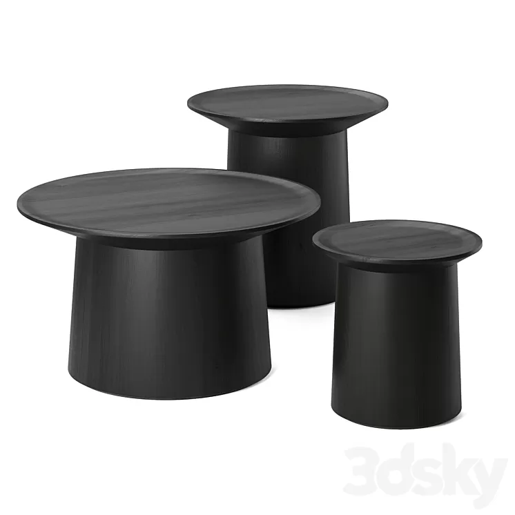 COCO table set. Blu Dot. 3D Model
