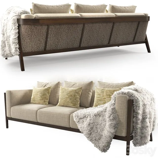 Coco Wolf Porto Comporta Sofa 3D Model