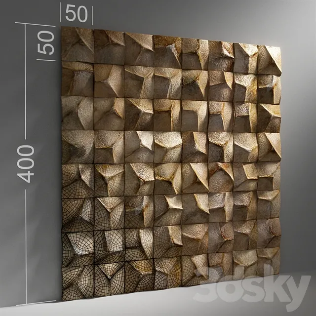 Coconut mosaic 3D Model