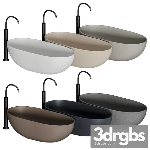 Cocoon Atlantis Bathtub 3D Model Free