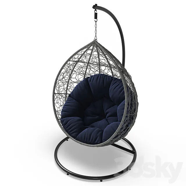 Cocoon chair 3D Model