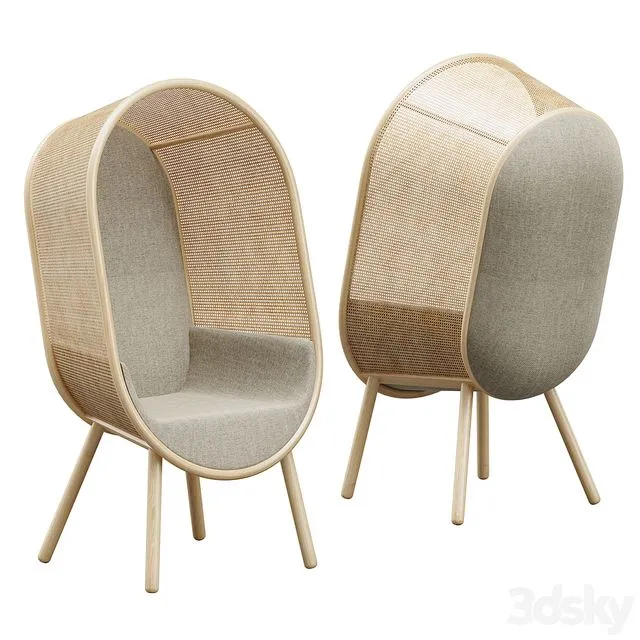 Cocoon Lounge Chair 3D Model