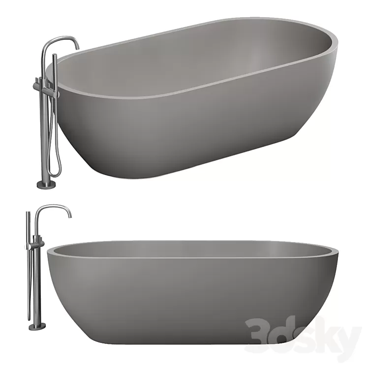 Cocoon solid bath 3D Model Free