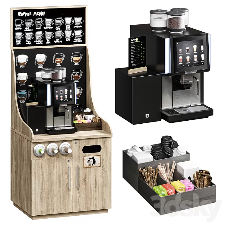 Coffe shop WMF 1500S + 3D Model Free