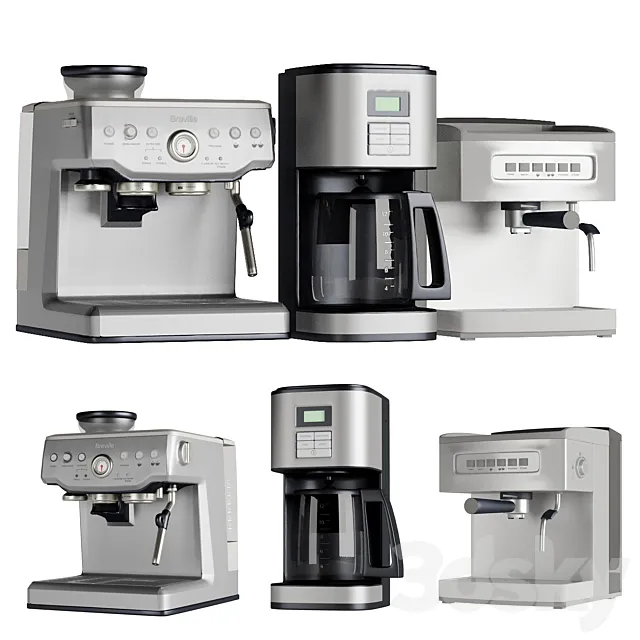 Coffee Appliance Set 3DModel