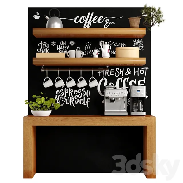 Coffee Bar 2 3D Model
