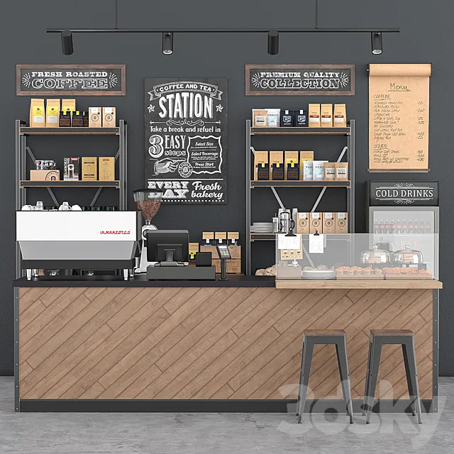 Coffee bar 3DModel