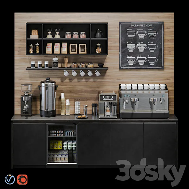 Coffee bar 3DModel