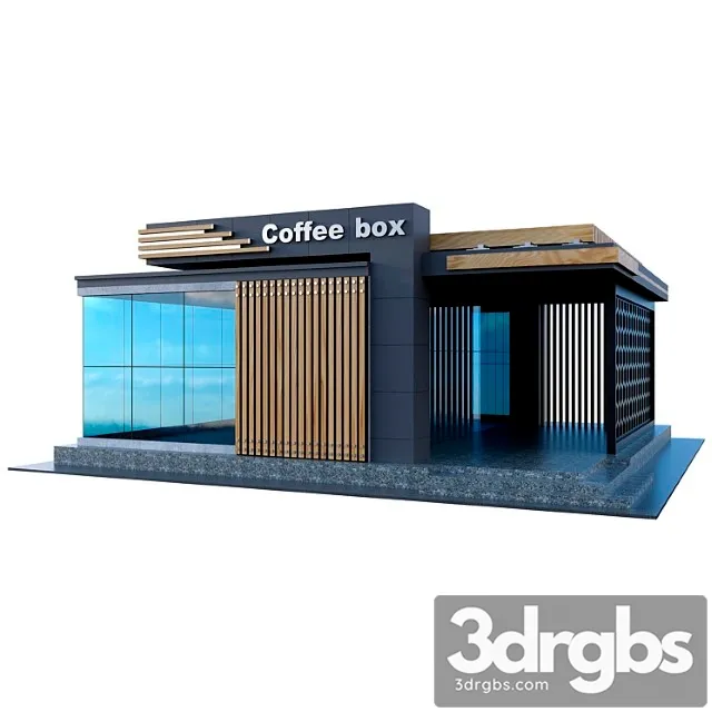 Coffee Box 3D Model Free