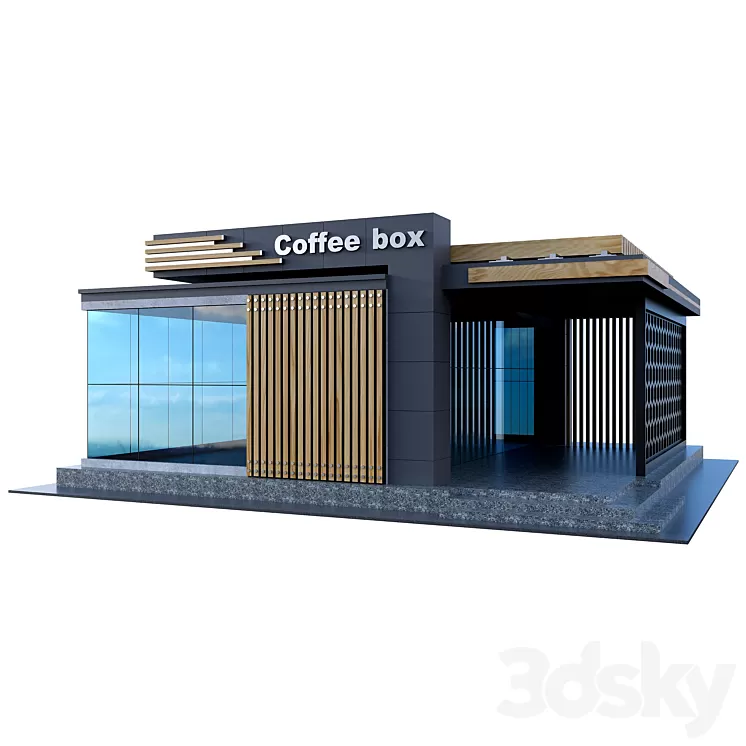 Coffee box 3D Model
